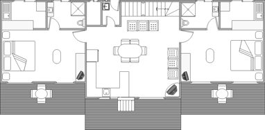 Banksia Lodge Layout Downstairs